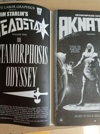 Complete 3 Vol Trilogy: Metamorphosis Odyssey The Price Dreadstar GN Starlin 7