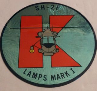 Vintage Kitty Hawk Seasprite Helicopter Decal Lamps Mark I,  Rare