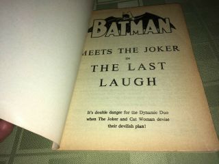 1966 Batman Meets the Joker in The Last Laugh World Adventure Library Digest 2 2