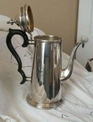 WEBSTER WILCOX INTERNATIONAL SILVER CO.  PLATED COFFEE/TEAPOT 2