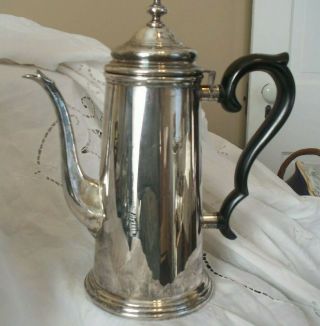 WEBSTER WILCOX INTERNATIONAL SILVER CO.  PLATED COFFEE/TEAPOT 5