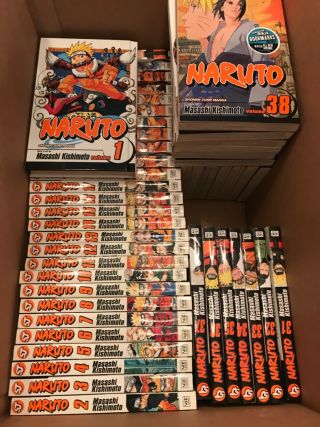1 - 48 Naruto Shonen Jump Viz Media English Manga / Graphic Novel Sc,  Extra’s