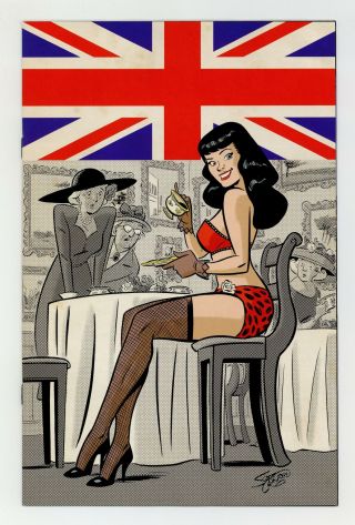 Bettie Page (dynamite) 4h 2019 Chantler 1:30 Variant Nm - 9.  2