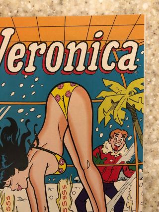 Veronica 28 Archie Comics 1993 Dan DeCarlo Sexy Swimsuit GGA Cover HTF Hot 3