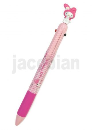 My Melody Sanrio 4 - Way Pen 3 Color Ballpoint Pen,  Mechanical Pencil