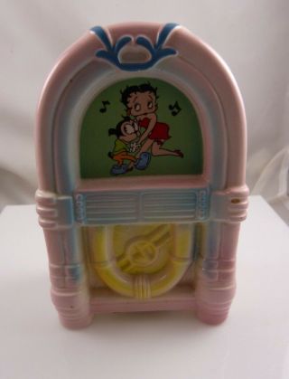 Betty Boop Juke Box Shape Pudgy Ceramic Bank 1986 Vandor Made In Japan Vintage