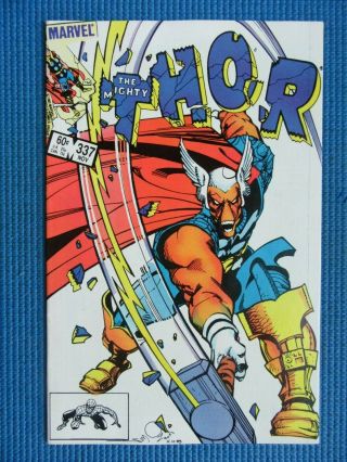 The Mighty Thor 337 - (nm -) - 1st Appearance Of Beta Ray Bill - Nick Fury