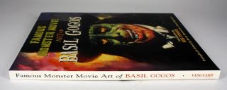FAMOUS MONSTER MOVIE ART OF BASIL GOGOS COMIC BOOK SIGNED SKETCH FRANKENSTEIN 6