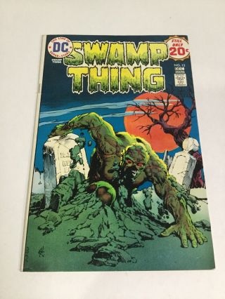 Swamp Thing 13 Vf Very Fine 8.  0 Dc Comics Bronze