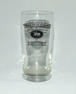 Jack Daniels Tennessee Squire Highball Glass With " Easy Walking Horse " Toast