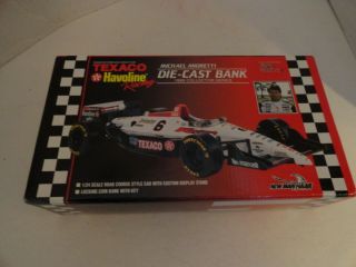 Texaco Havoline Racing - 1995 Michael Andretti - Die Cast Bank 1/24 Scale -