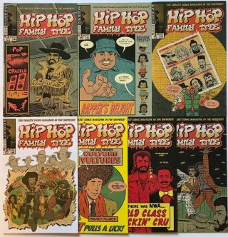 Hip Hop Family Tree 1 - 5,  7,  8 Fantagraphics (2015) Ed Piskor 1st Ptg Nm