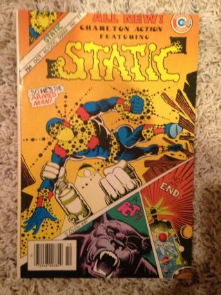 CHARLTON ACTION FEATURING STATIC 1985 11 &12 VF 2