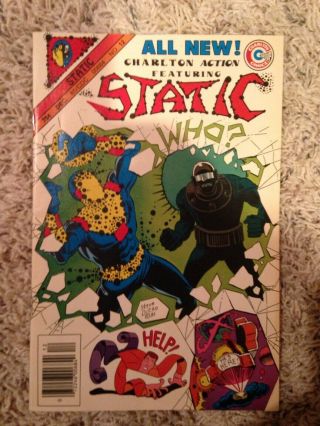 CHARLTON ACTION FEATURING STATIC 1985 11 &12 VF 3