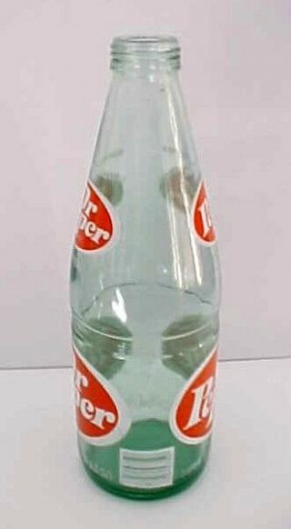 1970 ' s Dr Pepper BIG MOUTH ONE LITER 33.  8 FL OZ Glass Bottle Ex Cond. 3