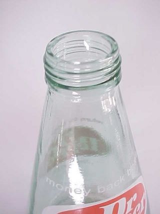 1970 ' s Dr Pepper BIG MOUTH ONE LITER 33.  8 FL OZ Glass Bottle Ex Cond. 5