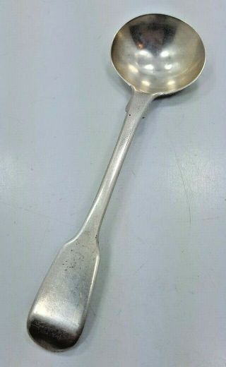 Antique Georgian Era London We Sterling Silver Salt/condiment Spoon 1827
