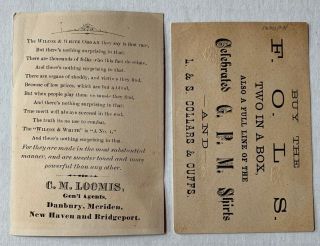 10 Vintage Advertising Trade Cards: Wilcox & White Organ,  Niagara Starch,  & More 3