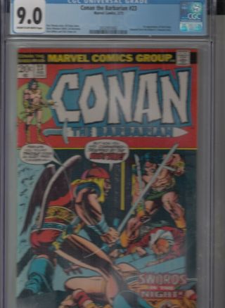 Conan The Barbarian 23 And 24 First Appearances Red Sonja.  Cgc 9.  0/6.  5