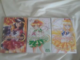 Pretty Guardian Sailor Moon Manga Books Set Volumes 3 4 And 5