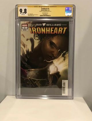 Ironheart 1 Incentive Variant Cover Cgc Ss 9.  8 (signed By Stephanie Hans)