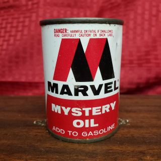 Marvel Mystery Oil Vintage Small 4 Ounce Full Can