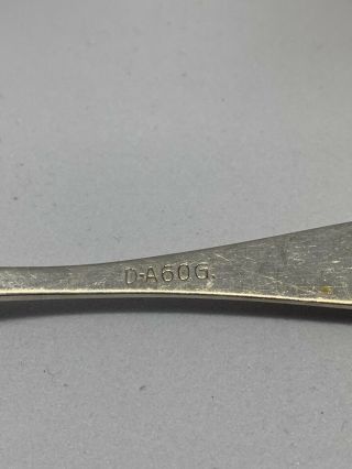 David Andersen Norway Norrona Silver Plate 4 Demitasse Spoons 2