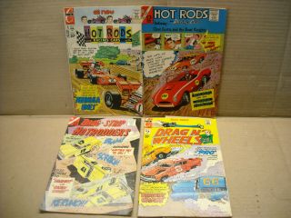 Vintage Hot Rod,  Drag Race Comic Books