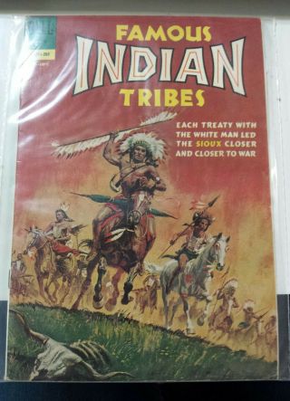 Famous Indian Tribes 2 July - Sept 1962 - Dell Comic -