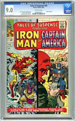 Tales Of Suspense 66 Cgc 9.  0 0099220013 Offwhite Pages Iron Man Captain America