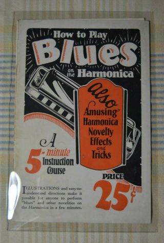 How To Play Blues On The Harmonica M464 1928 - Tricks - Shortcuts