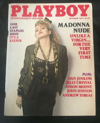 Vintage Playboy - 1982,  Sept.  Madonna Issue G - Vg
