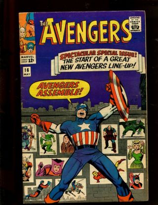 The Avengers 16 (7.  0) The Start Of A Great Avengers Line - Up