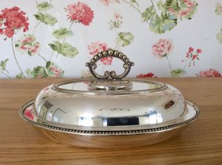 Fine Quality Antique Silver Plated Entree Dish Tureen William Hutton & Son C1890