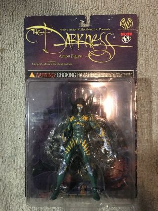 Top Cow The Darkness Action Figure Signed By Sculptor Clayburn Moore Rare