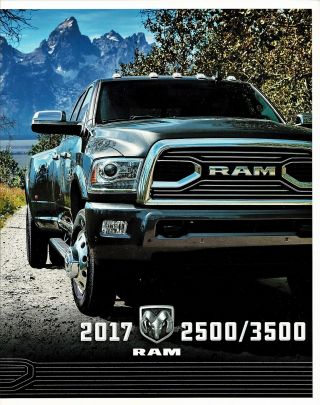 2017 Dodge Ram 2500/3500 Pickup Truck 64 - Page Deluxe Dealer Sales Brochure