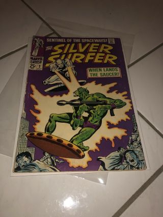 The Silver Surfer 2 (oct 1968,  Marvel) Low Grade But Presentation.  99