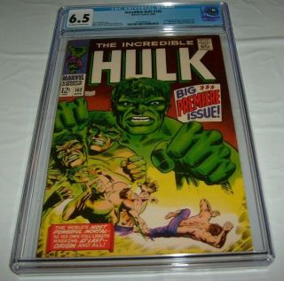 Hulk 102 Origin & Premire 1 Classic 1968 Cover Fine,  Cgc 6.  5 Avengers Tta