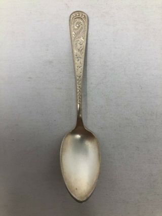 1847 Rogers Florentine I Silver Plate Demitasse Spoon 4 3/8 " No Mono