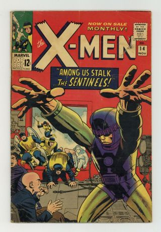 Uncanny X - Men (1st Series) 14 1965 Gd,  2.  5