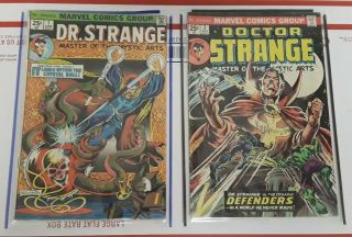 Dr.  Strange 1,  2,  (marvel 1974) 1st App.