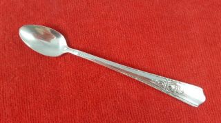 Vintage Silverplate Infant Feeding Spoon In Maytime By Harmony House / Wallace