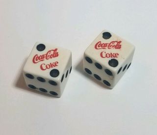 Vintage Coca Cola Game Dice