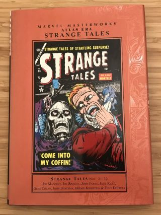 Atlas Era Strange Tales Marvel Masterworks Volume 3 Horror Hc