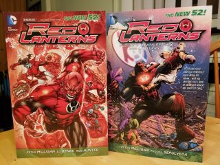 Red Lanterns Vol.  1 & 2 Tpb Dc Comics 52 Peter Milligan