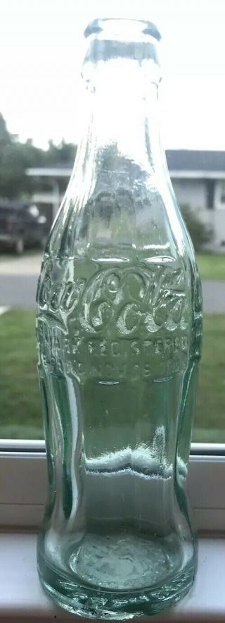 Extremely Rare R,  Listed Coshocton Ohio O 1915 Coca Cola Bottle