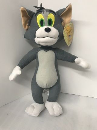 Tom And Jerry Plush 15 " Gray Cat Grey Tom And Jerry Toy 2013 Stuffed Animal 2013