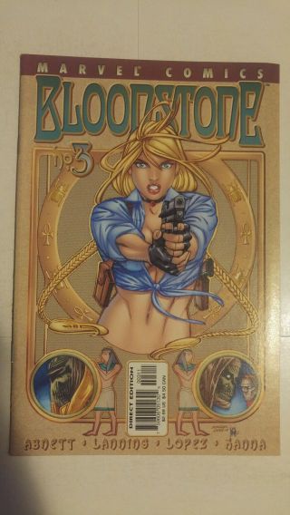 Bloodstone 1 2001 Marvel Comics Elsa Monster Hunter 1st Blood Stone 3