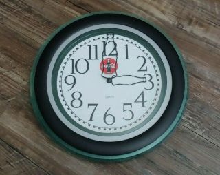 1996 Coca - Cola Wall Clock With Coke Bottle Hands - 12 " &