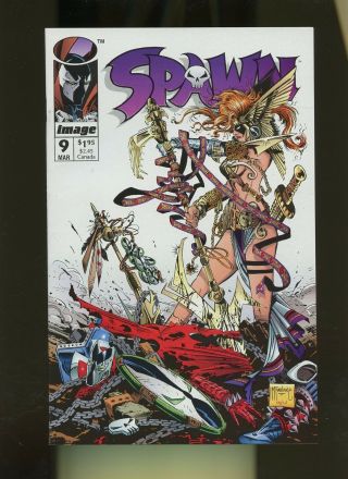 Spawn 9 Nm 9.  2 1 Book Image Comics 1st Appearance Of Angela (from Marvel)